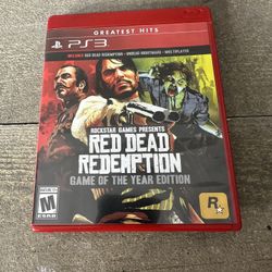 Red Dead Redemption - Game of the Year Edition (PS3 PlayStation) Disc + Manual 