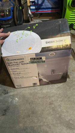 bath fan with built in speakers new