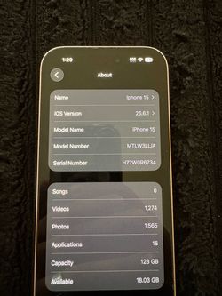 Apple iPhone 15 128GB