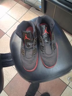 Air Jordan Low-Top Sneakers Black Red
