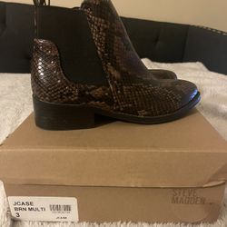 Steve Madden Snakeskin Boots