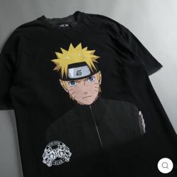 DARC SPORT X NARUTO UZUMAKI BLACK SHIRT 
