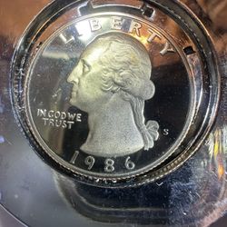 1986-s DCAM Washington Dime 