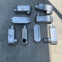 (8) Halex 1-1/4” Rigid Threaded Conduit Body