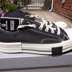 Converse X DRKSTAR OX Chuck Taylor Rick Owens Low Shoes Men's Size 8.5 172347C