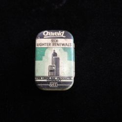 Empty Lighter Renewal Small Tin Can Box