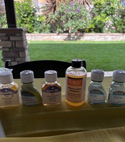 Watercolor Mediums and Additives Lot Supplies