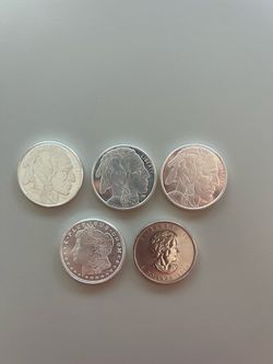 5 1 oz Silver