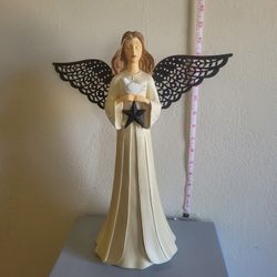 Retired PartyLite Angel's Watch with Dove and Star. 