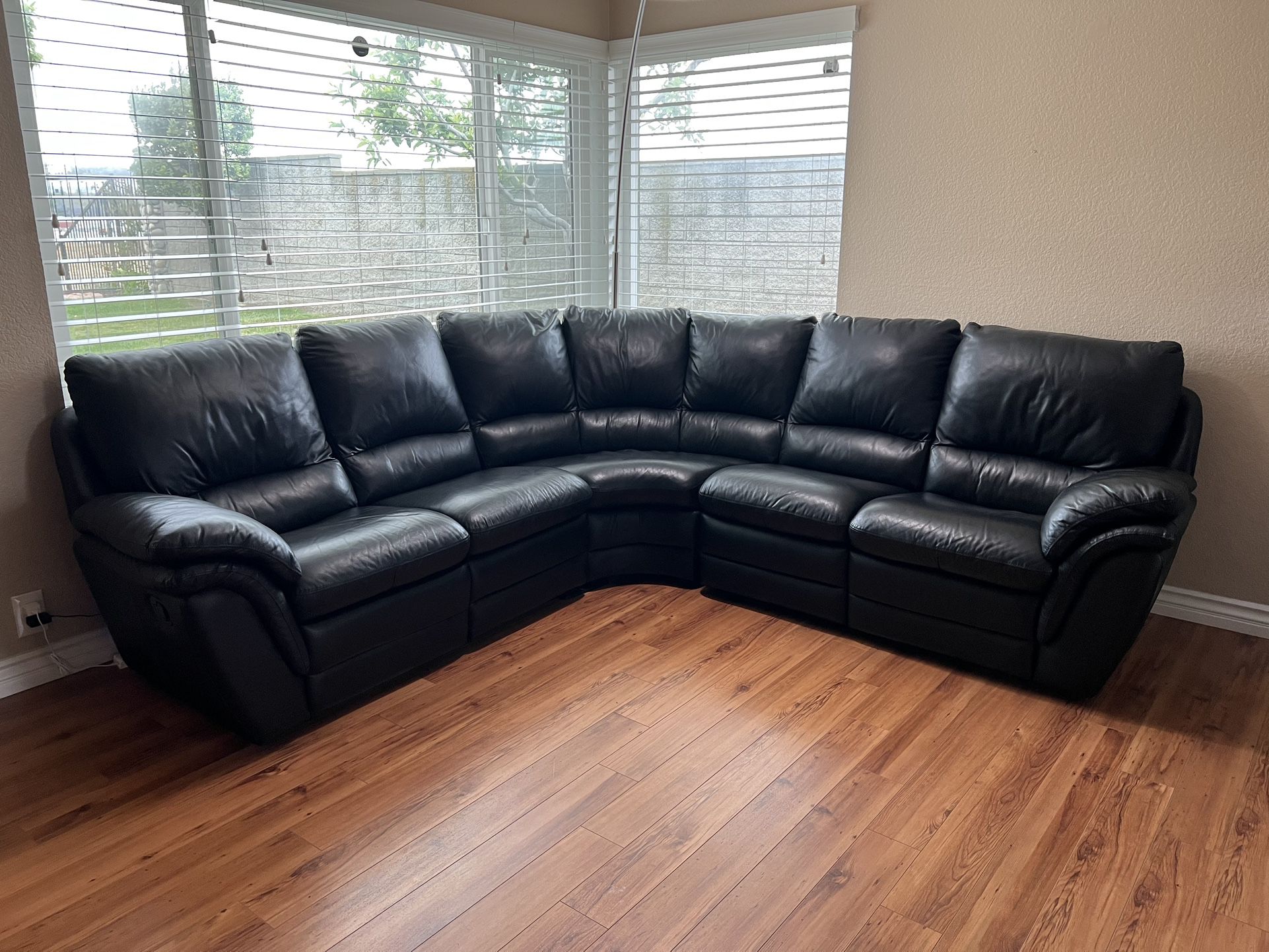 Black L Shape Sofa
