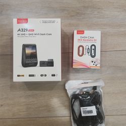 Brand New VIOFO A329 2CH Dash Cam and Hardwire Kit– 4K Front / 2K Rear, Sealed – $400 