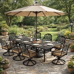 Brand new patio outdoor dining table set