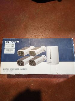 Wif Solar Battery Camera Kit CCTV System