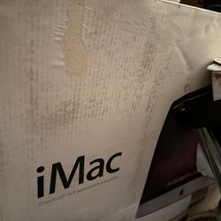 Old 27-inch iMac Fully Functional, Intel Core i5 Quad-Core, Includes Original Box.