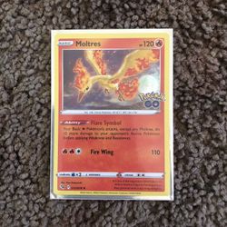 Pokémon Go Moltres Halo Card