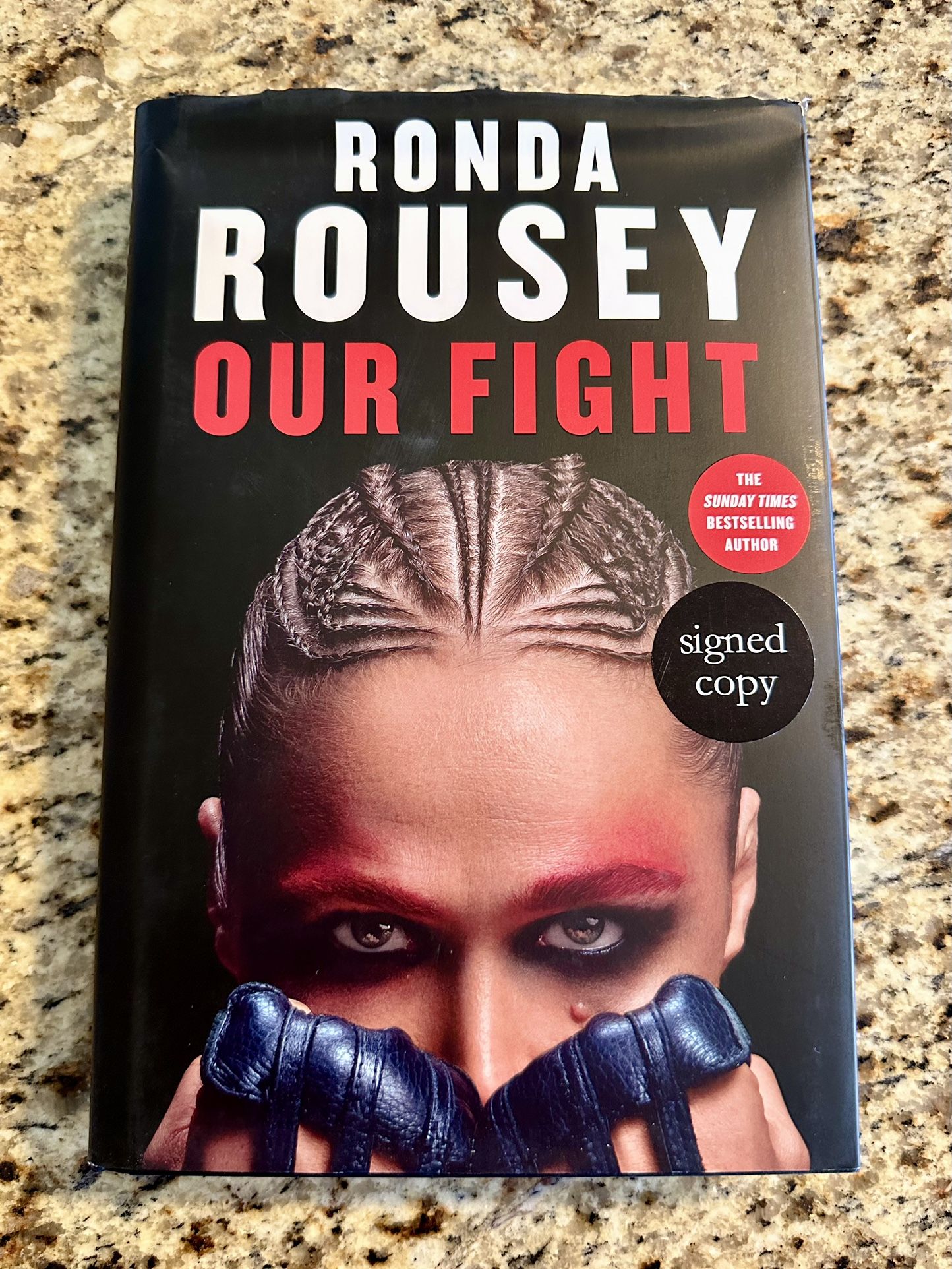 Ronda Rousey Signed Our Fight book MMA WWE UFC
