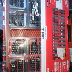 Milwaukee Half Inch Socket Set