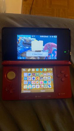 Nintendo 3DS Handheld Console Red