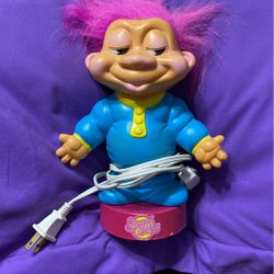 Sleepy Trolls Night Lamp~Vintage~By Happiness Express