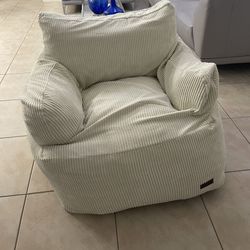 MAXYOYO Giant Bean Bag Sofa - Stuffed Accent Chair with Pockets