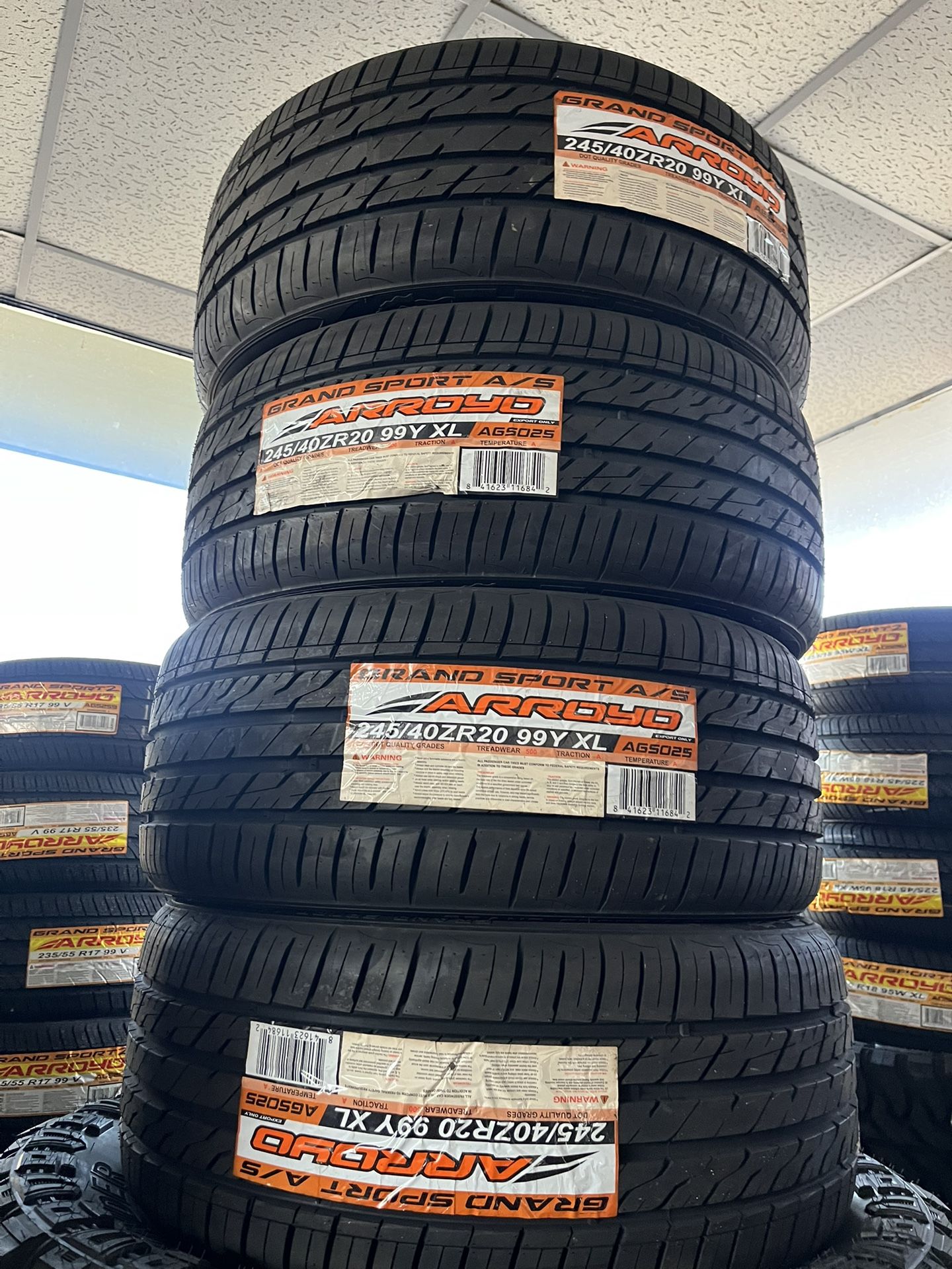 🔥📲245/40/R20 Vendo Llantas Nuevas Marca Arroyo