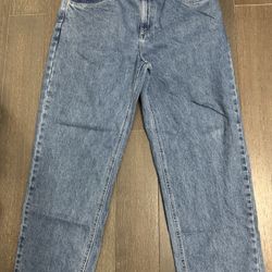 Empyre Loose Fit Medium Wash Skate Jeans