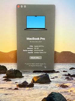 MacBook Pro 16-inch M3 Pro