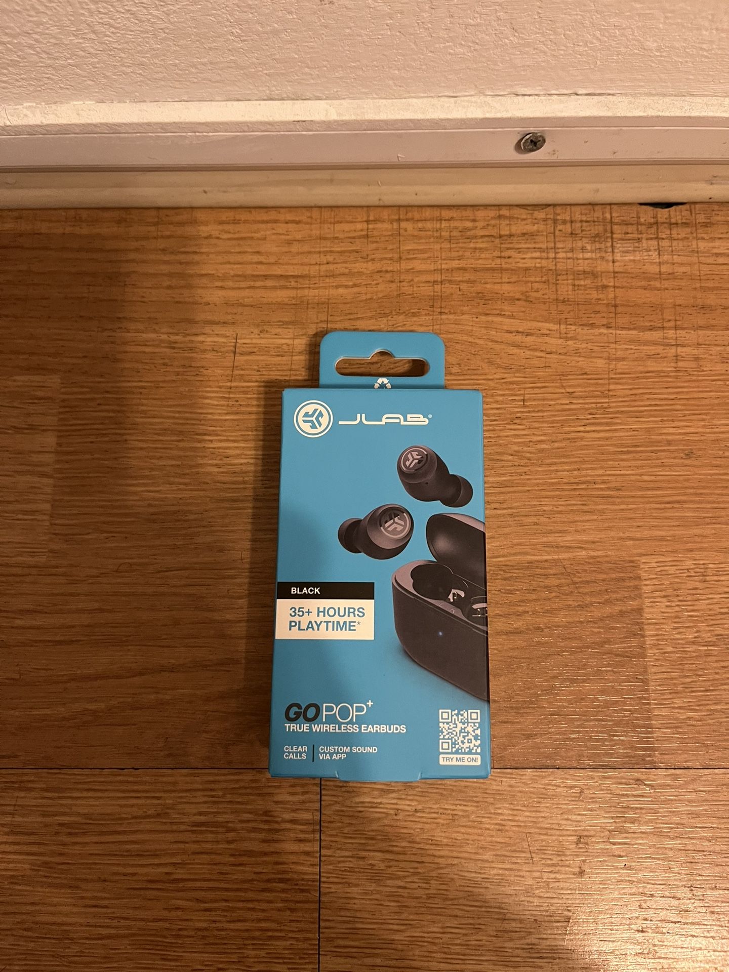 JLab Go Air Pop True Wireless Earbuds with Charging Case - Black