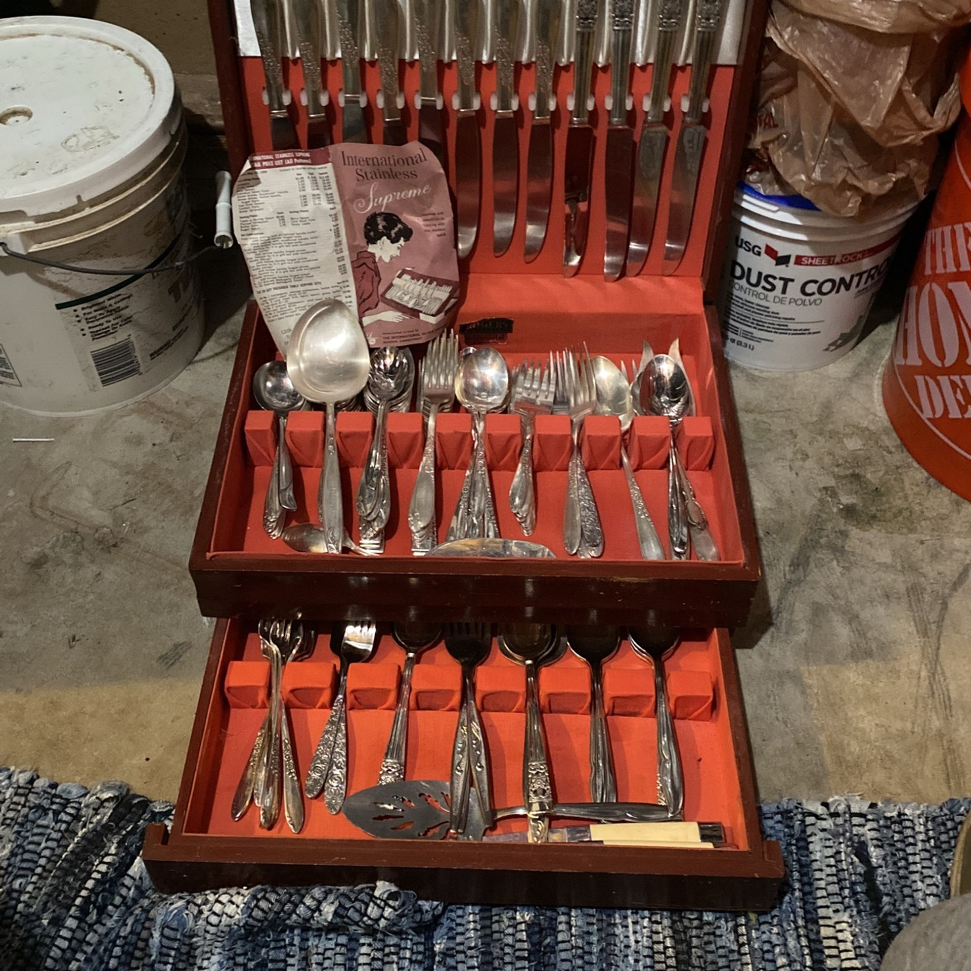 Roger’s 1960 Silver Whare Set With Many Xtras