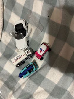 Mini toy trucks and car