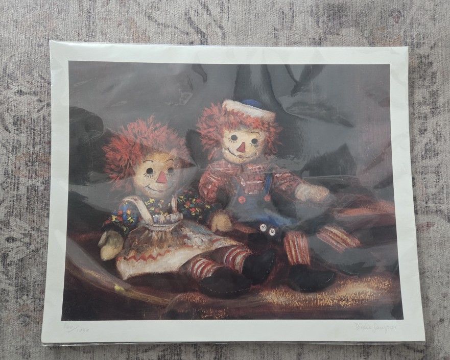 The Rag Dolls 16 x 20 Signed Limited-Edition 860/1030 Print by Dixie Sampier