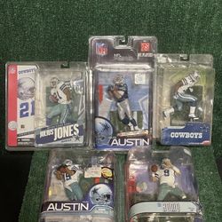 NFL Dallas Cowboys Sports Figures Lot Of 5. Fast Shipping!