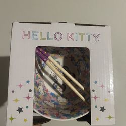 HK bowl with chopsticks