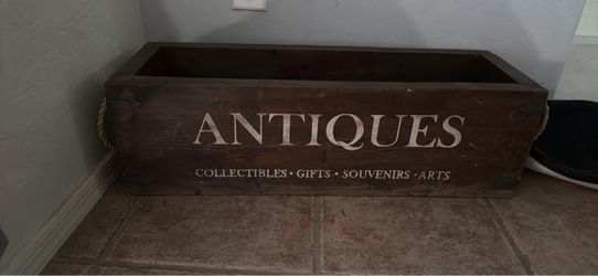 Large wood storage box