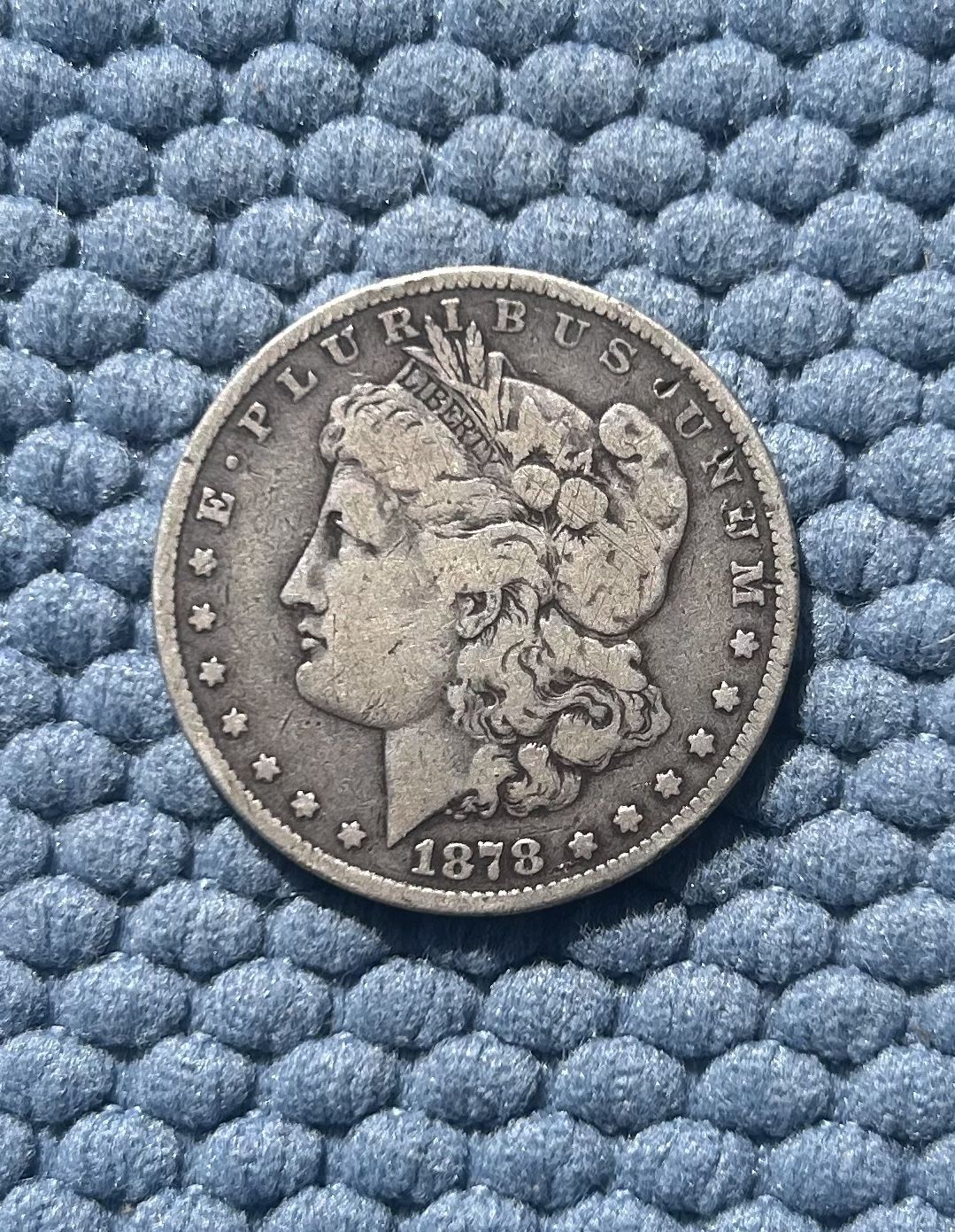 1878 S Morgan Dollar Long Nock