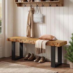 Brand New Solid Wood Entryway / End-of-Bed Bench