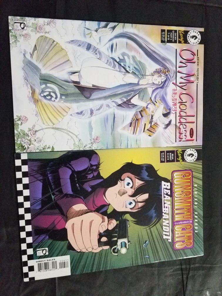 Oh my goddess comic w/Gun Smith comic