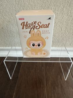 New Authentic Pop Mart Labubu The Monster Si Si Have A Seat Vinyl Plush Toy