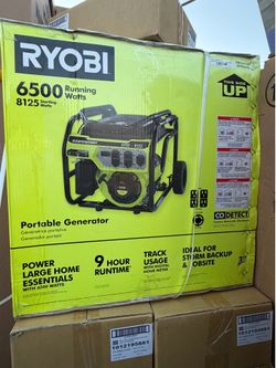 New Ryobi 6500 Watt Portable Generator