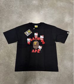 Bape shirt hello kitty