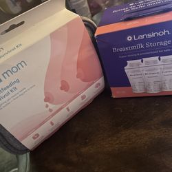 Frida Mom Breastfeeding Kit And Milk Bags 