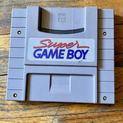 SNES Super GameBoy Cartridge Adapter Authentic Super Nintendo - Tested Works 