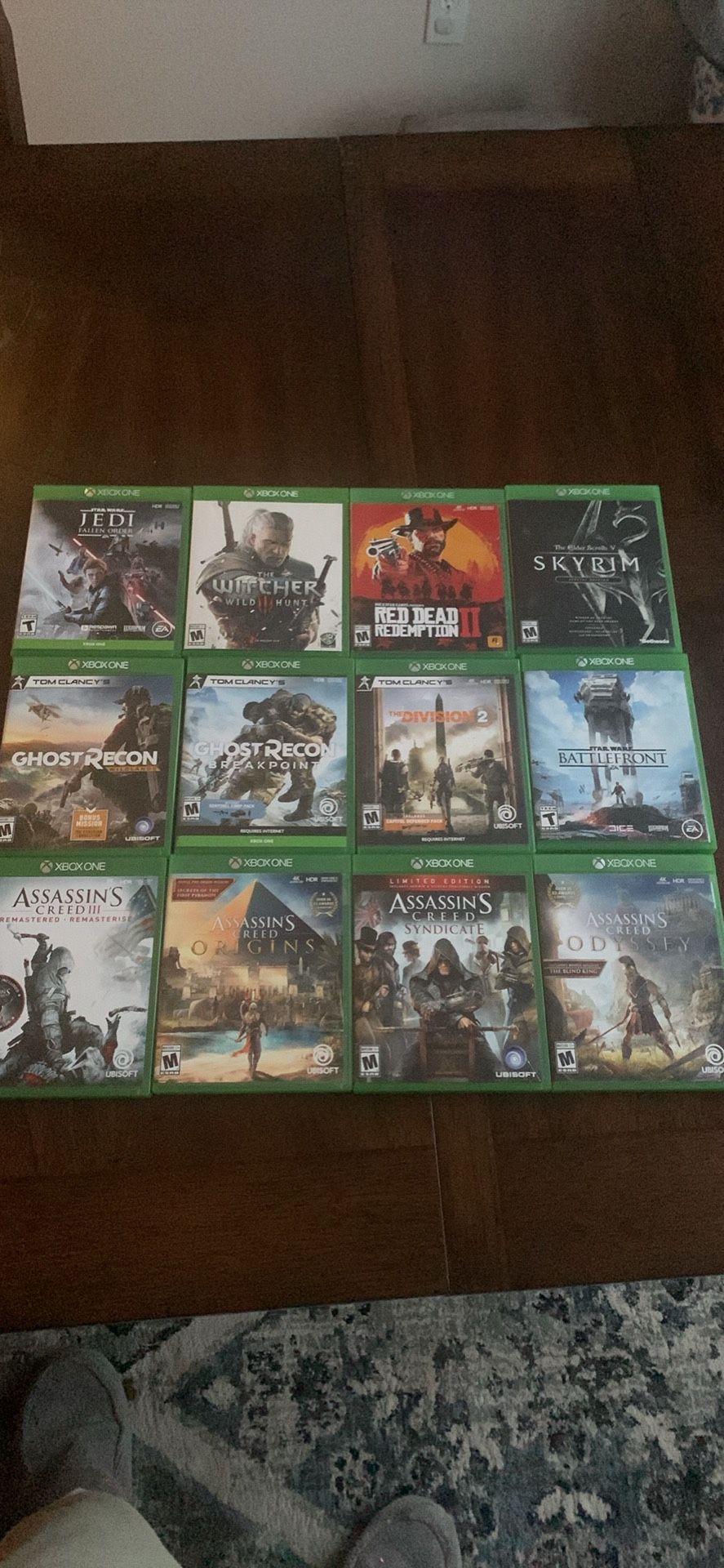 Lot of 12 XBOX ONE games