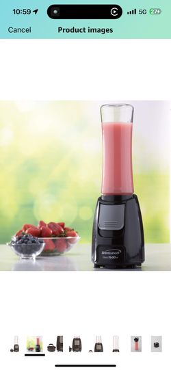 Brentwood Blend to Go Personal Blender with Travel Cup, 20 oz, Black