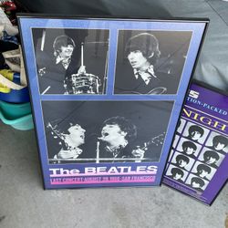 Framed Beatles Posters