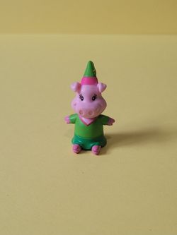 Penelope Pig Figure Daniel Tiger Neighborhood PBS Jakks 1.75" PVC Topper Green.