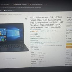 Lenovo Laptop 