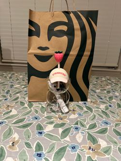 Pink Starbucks barista cup