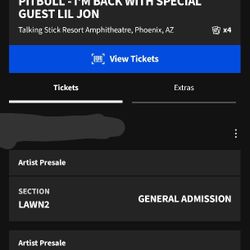 2 Pitbull Tickets
