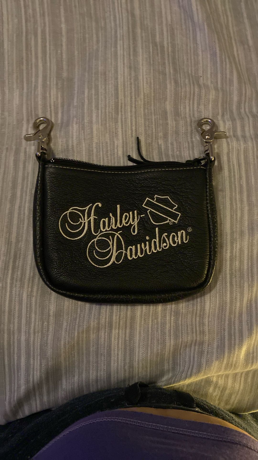 Harley Davidson Leather Purse Bag